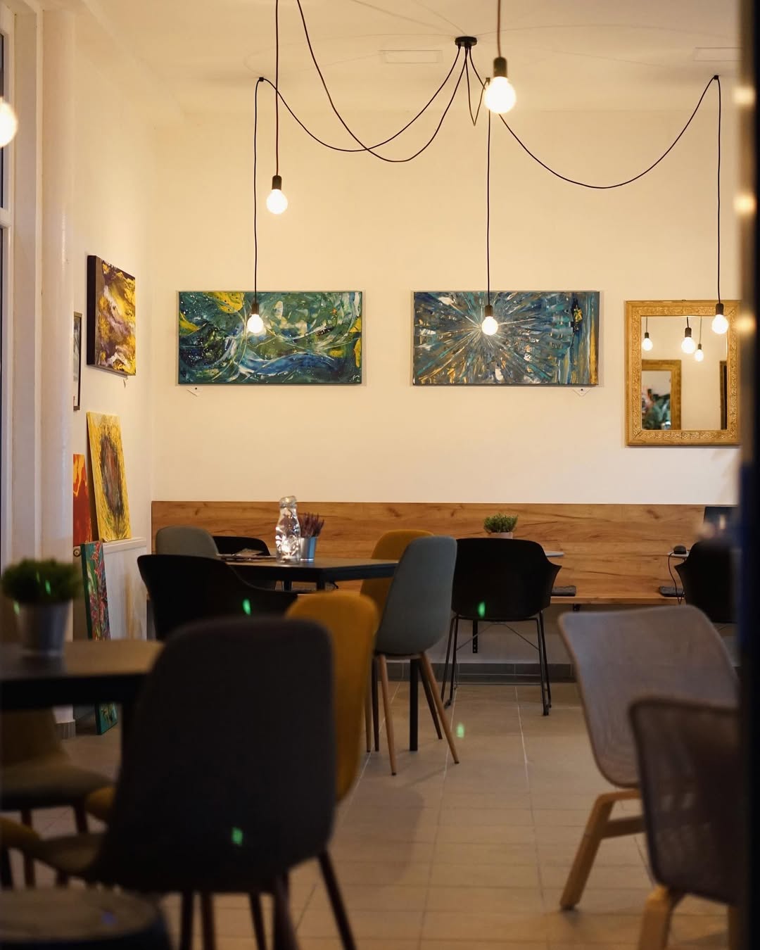 interier v kavárně Vždycky kafe